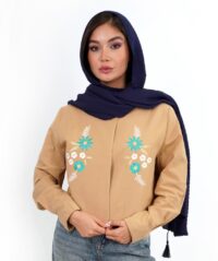 کت کراپ گلدوزی K31041