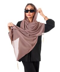 شال حریر منگوله دار N31186