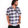 پیراهن مردانه آستین کوتاه P32010