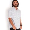پیراهن مردانه راه راه P32241