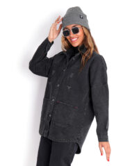 شومیز جین دوجیب A31930