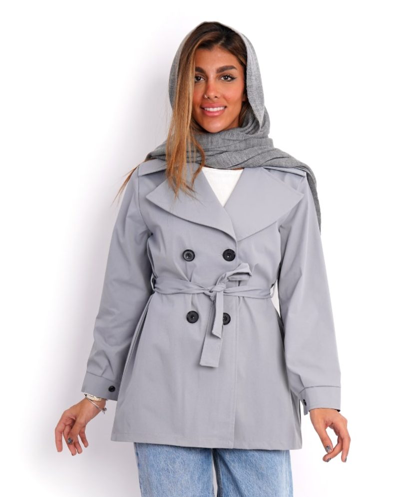 بارانی تی سی کمربند دار C31013s