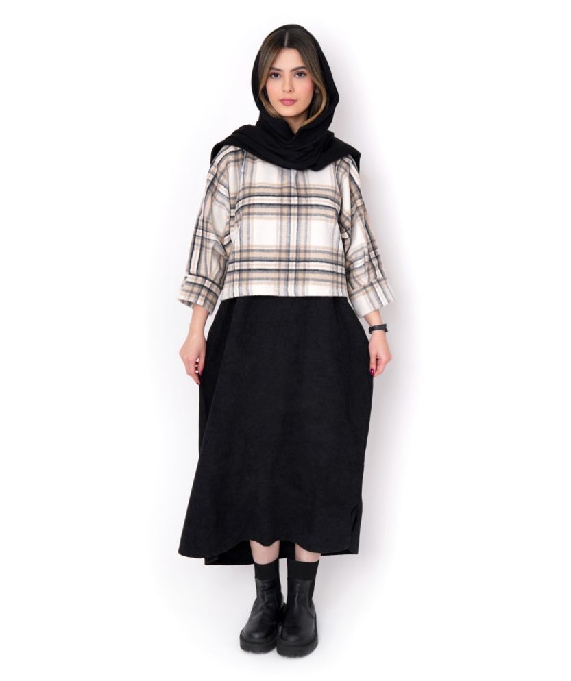 ست دو تیکه چهارخونه Q31750