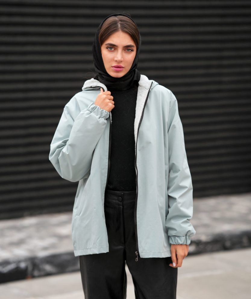 بارانی کلاهدار 2 جیب C31892