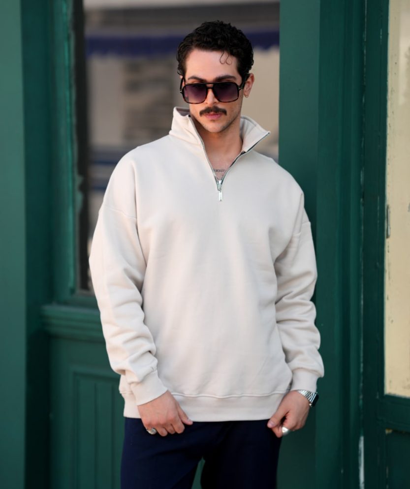 بلوز دورس نیم زیپ مردانه B32061