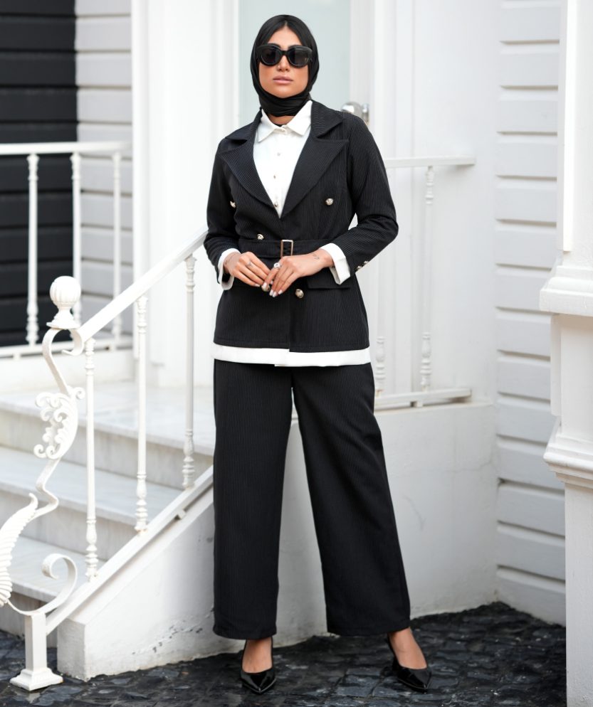 ست کت و شلوار دیپلمات Q31824