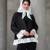 مانتو ژاکارد دمپا تور M311053