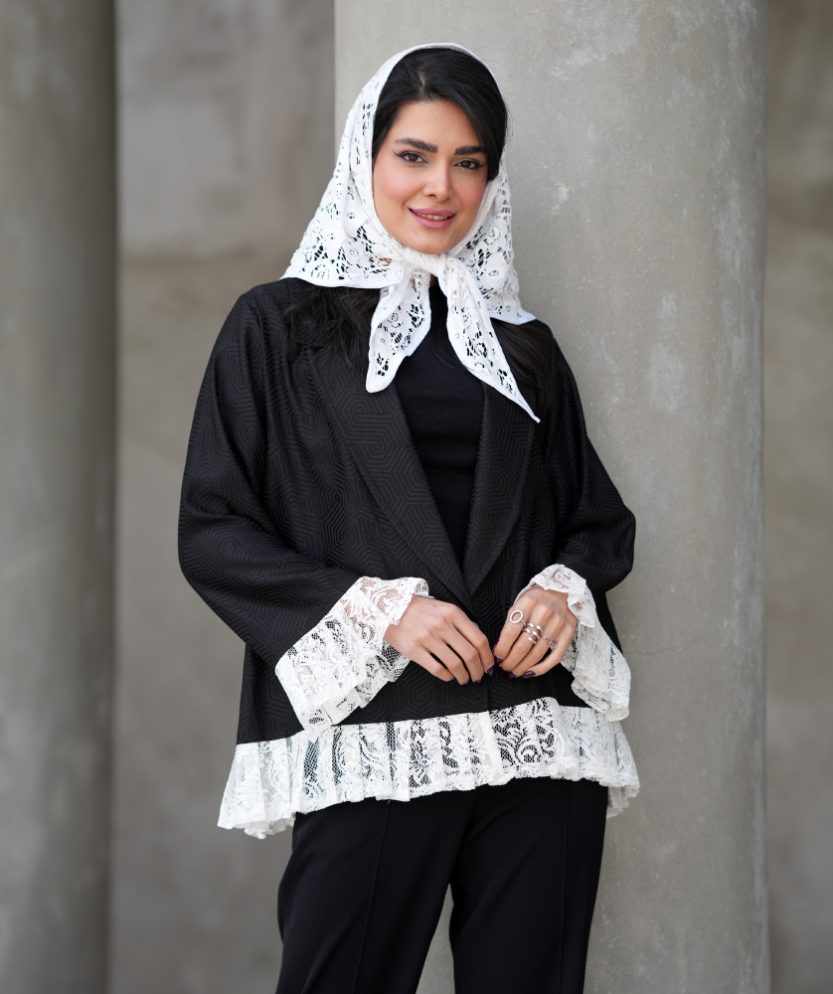 مانتو ژاکارد دمپا تور M311053