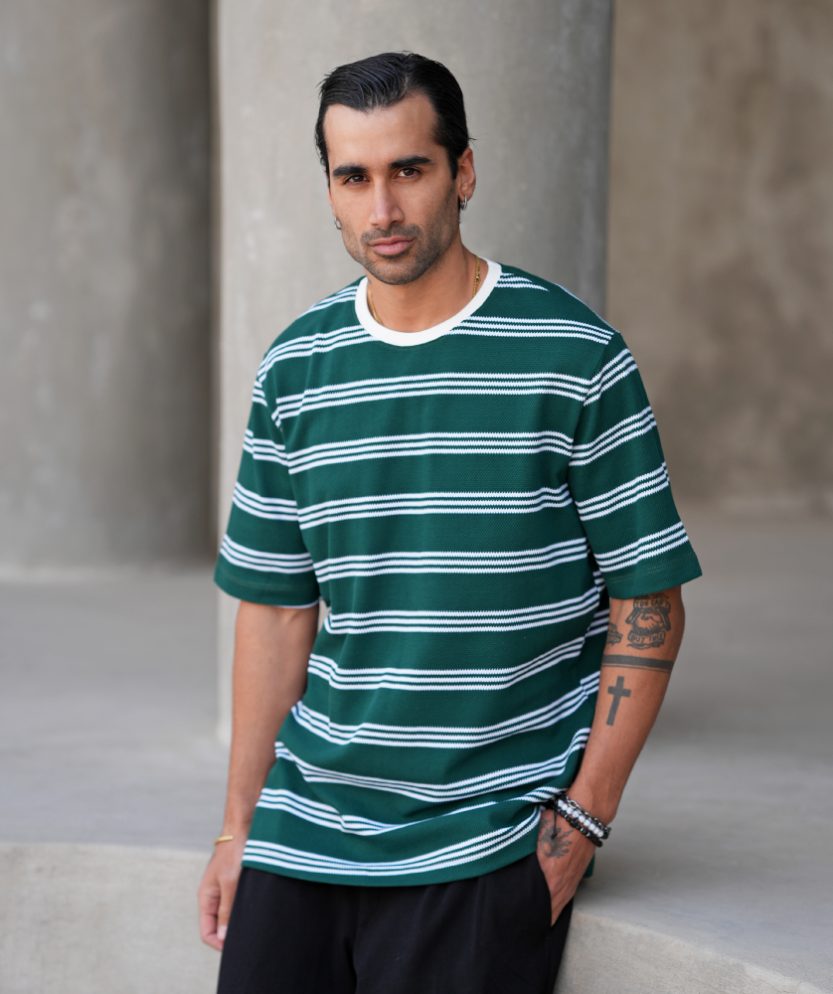 تیشرت یقه گرد مردانه T32375