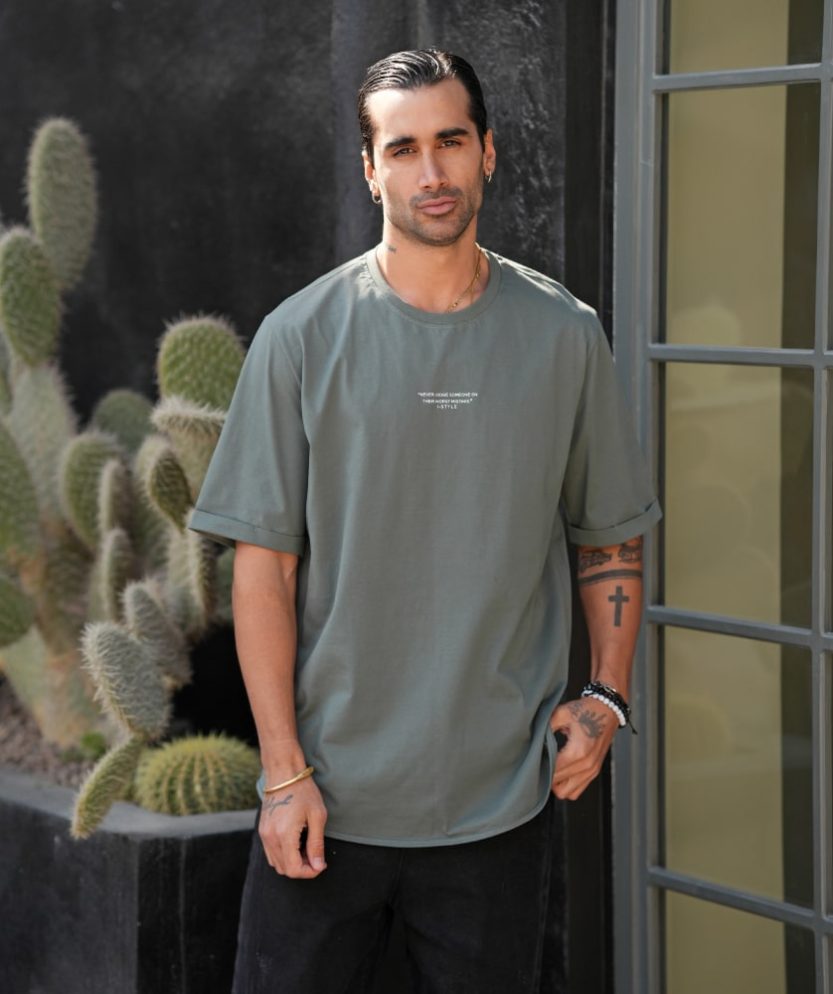 تیشرت مردانه پنبه کریستال T32384