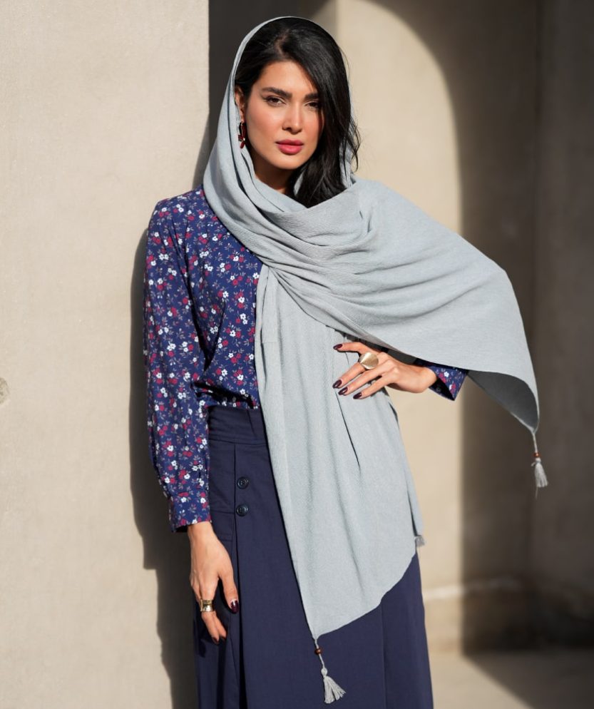 شال پلیسه الوان N311019