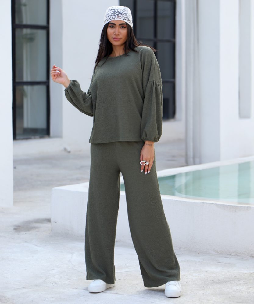 ست کیمونو و شلوار Q31470