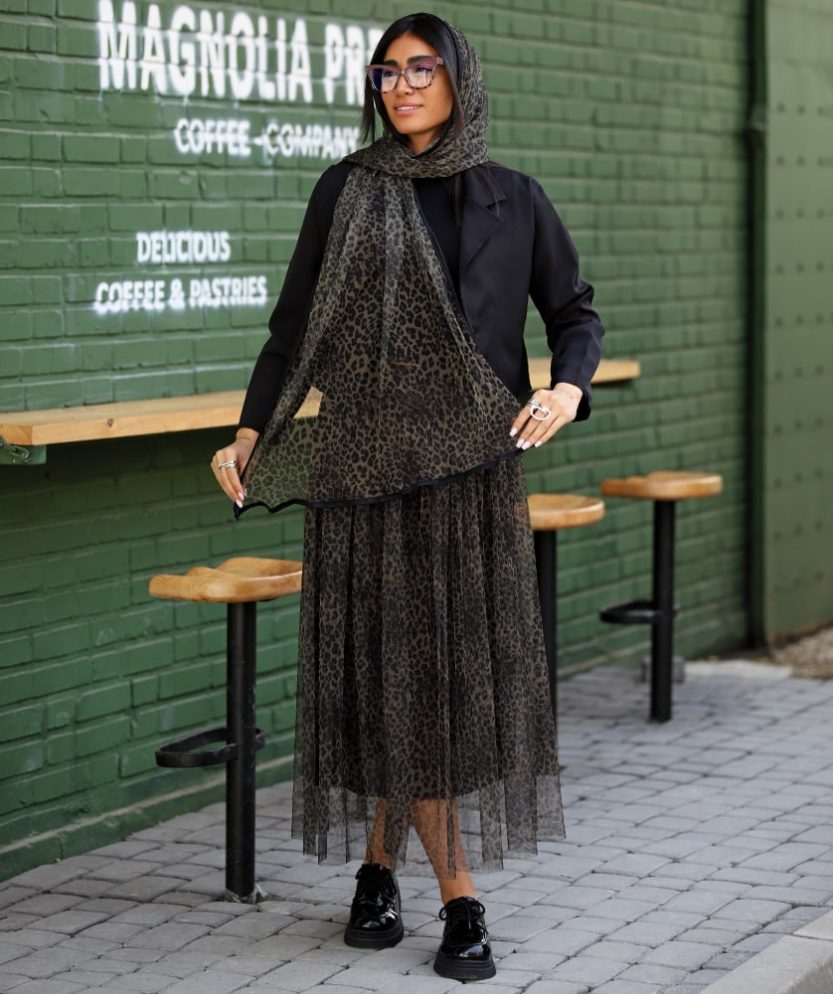 ست سه تیکه کت و دامن و شال Q31864