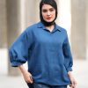 شومیز پشت بلند یقه دار A311045