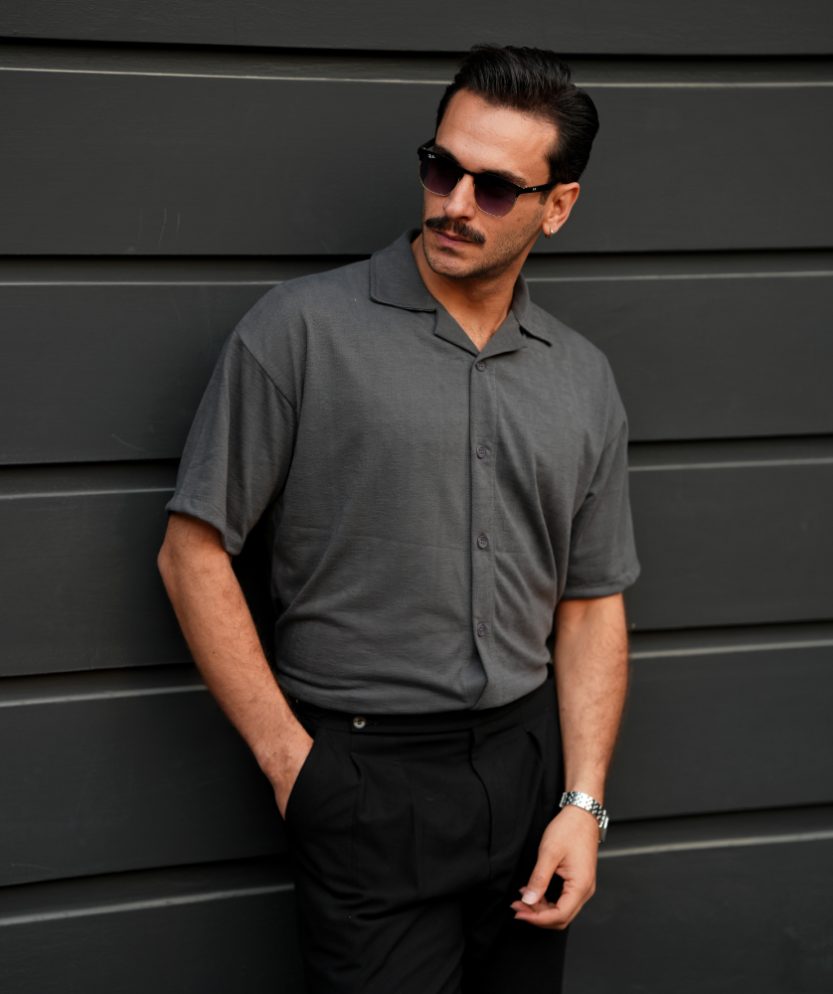 پیراهن آستین کوتاه مردانه T32394