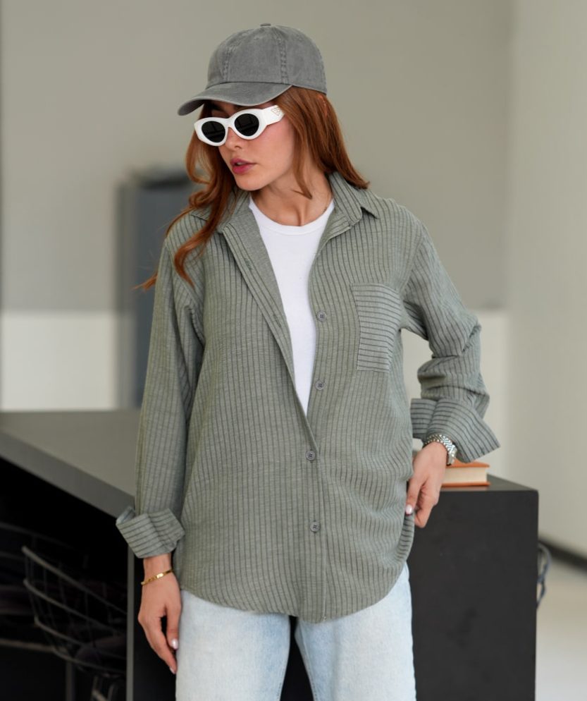 شومیز صبا تک جیب A41040