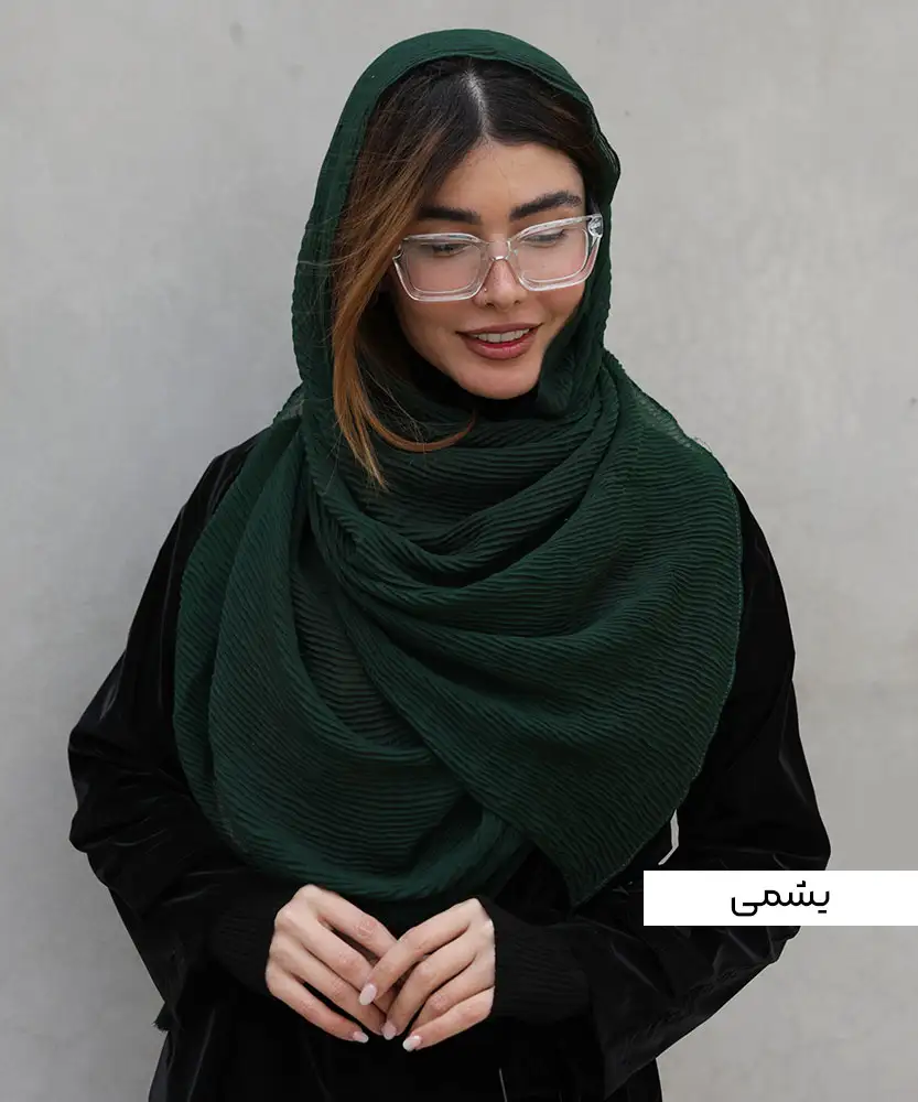 شال سوپر نخ پلیسه N31096 - Image 11