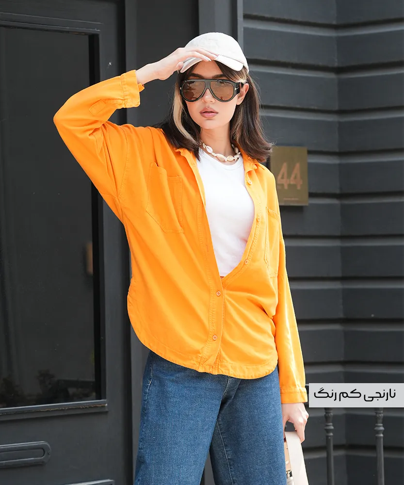 شومیز کتان میکس A41598 - Image 5