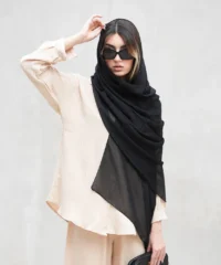 شال مشکی کومو N41137