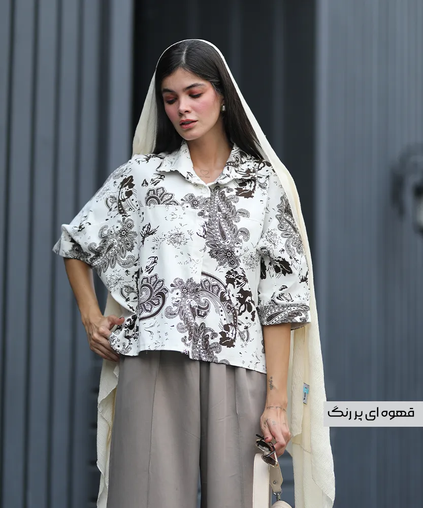 شومیز باکسی A41674 - Image 3