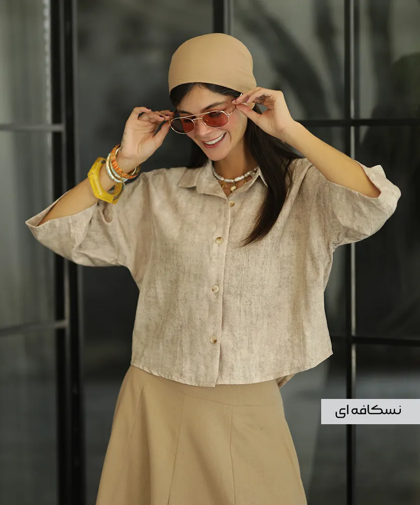 شومیز کراپ لیلی A41778 - Image 3