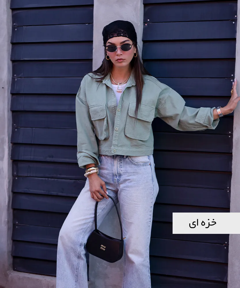 کت کراپ میکس کتان K41363 - Image 3