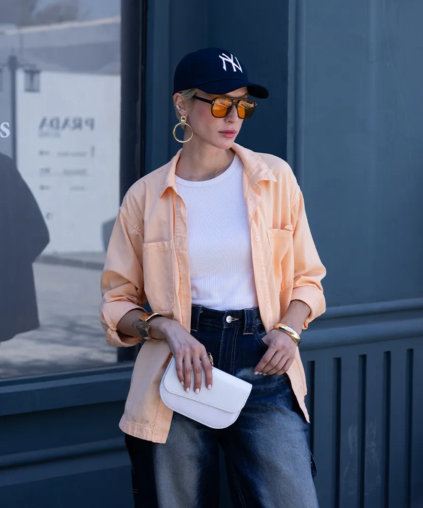 شومیز کتان میکس A41598