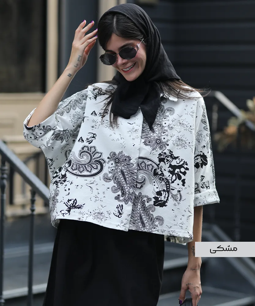 شومیز باکسی A41674 - Image 4