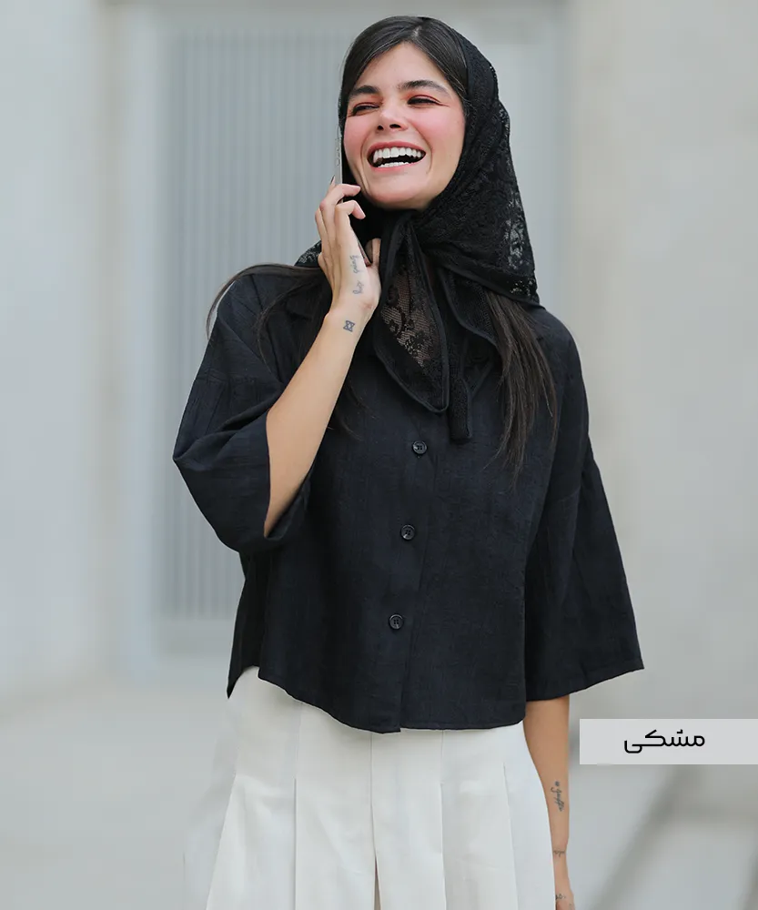 شومیز کراپ لیلی A41778 - Image 4