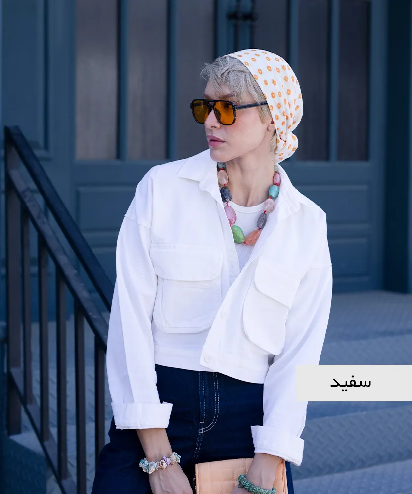 کت کراپ میکس کتان K41363 - Image 4