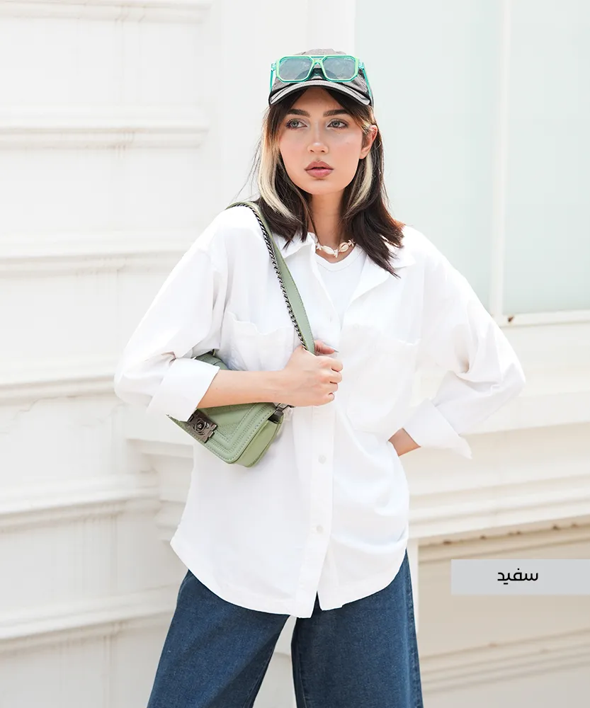 شومیز کتان میکس A41598 - Image 6