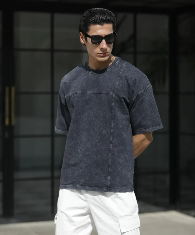 تیشرت لانگ سنگ شور T42247