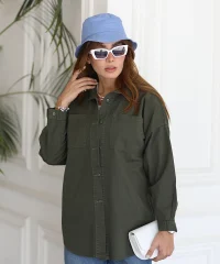 شومیز کتان میکس A41953