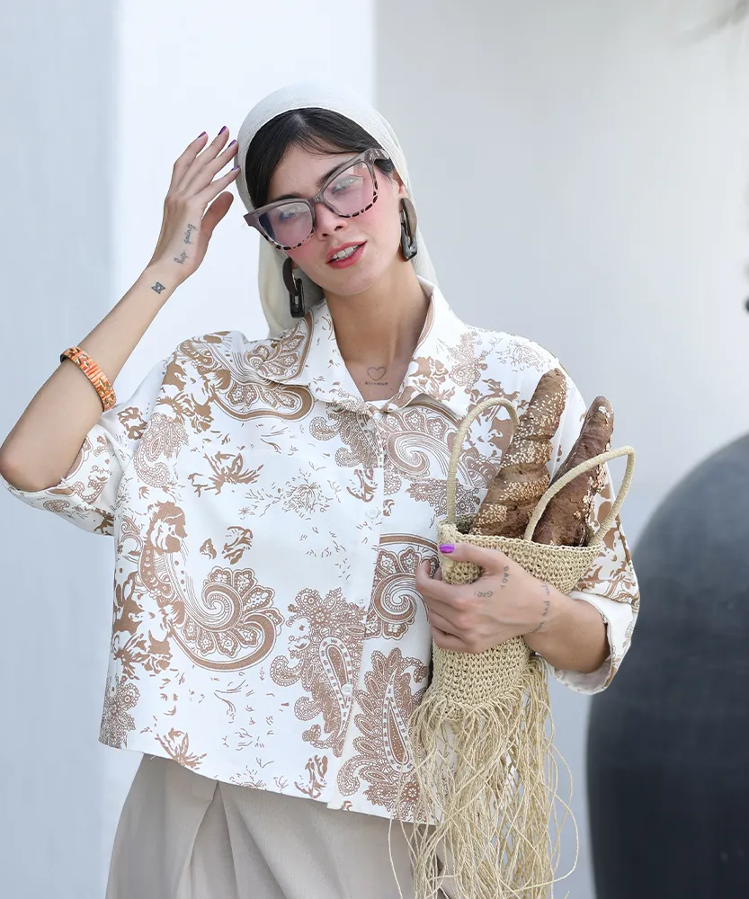 شومیز باکسی A41674