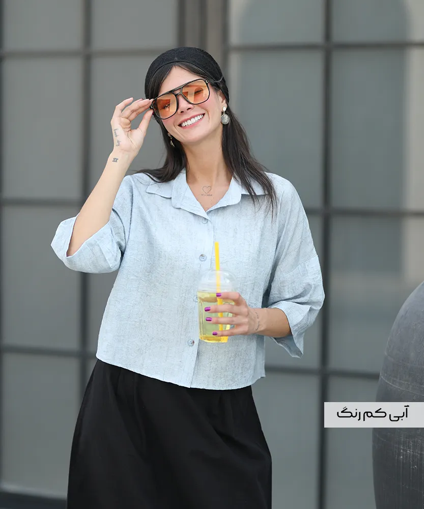 شومیز کراپ لیلی A41778 - Image 6