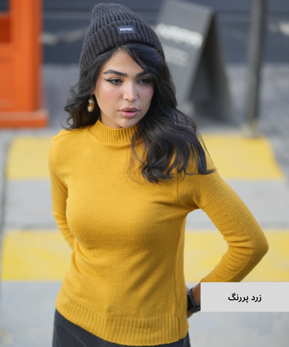 بلوز بافت ساده V10244 - Image 3