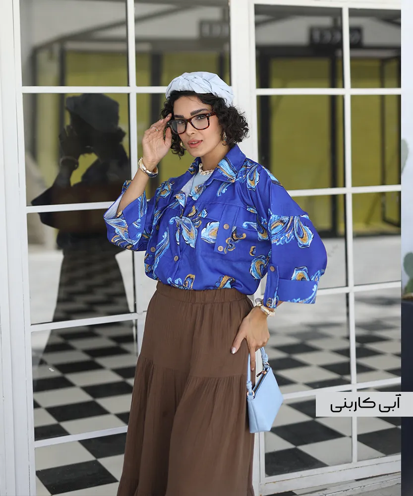 مانتو جیب صلیبی M41648 - Image 7