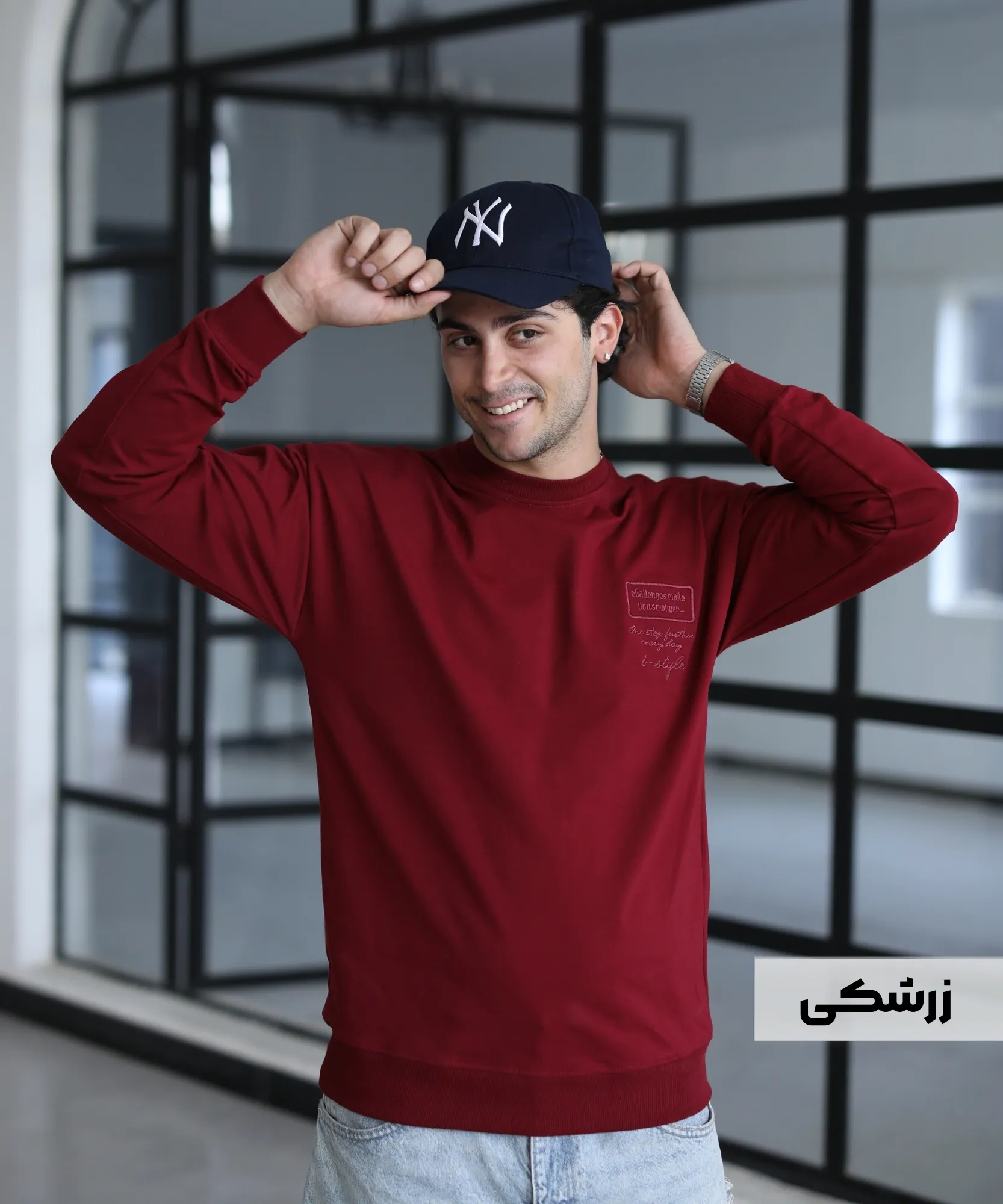 بلوز ساده مردانه B42019 - Image 2