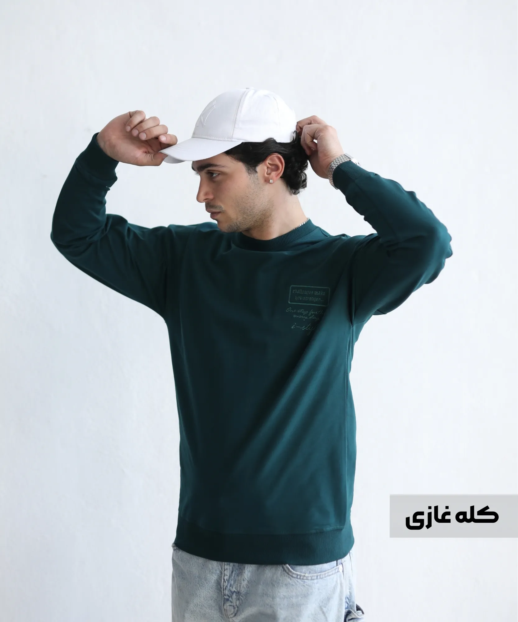 بلوز ساده مردانه B42019 - Image 7