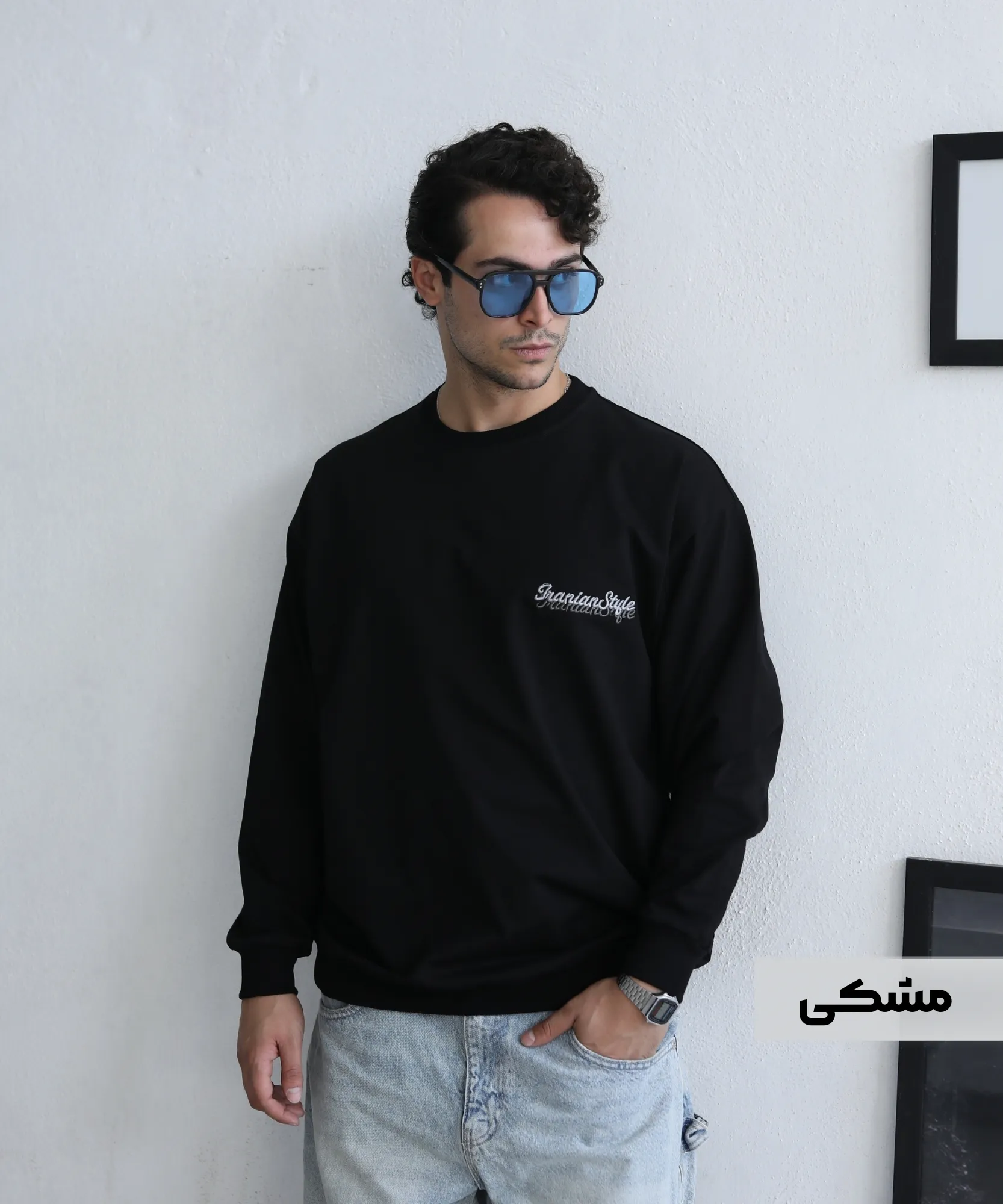 بلوز ساده مردانه B42019 - Image 4