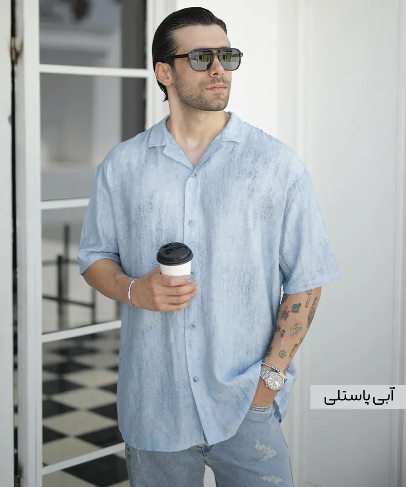 پیراهن یقه انگلیسی P42037 - Image 4