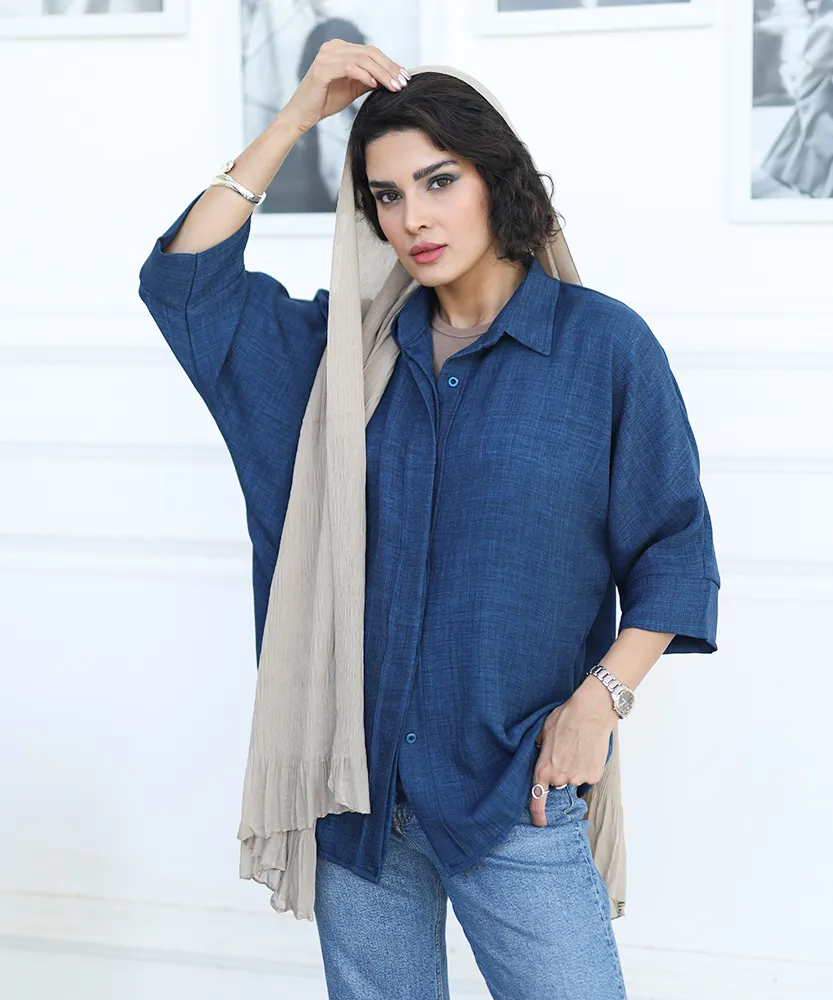 مانتو دکمه مخفی