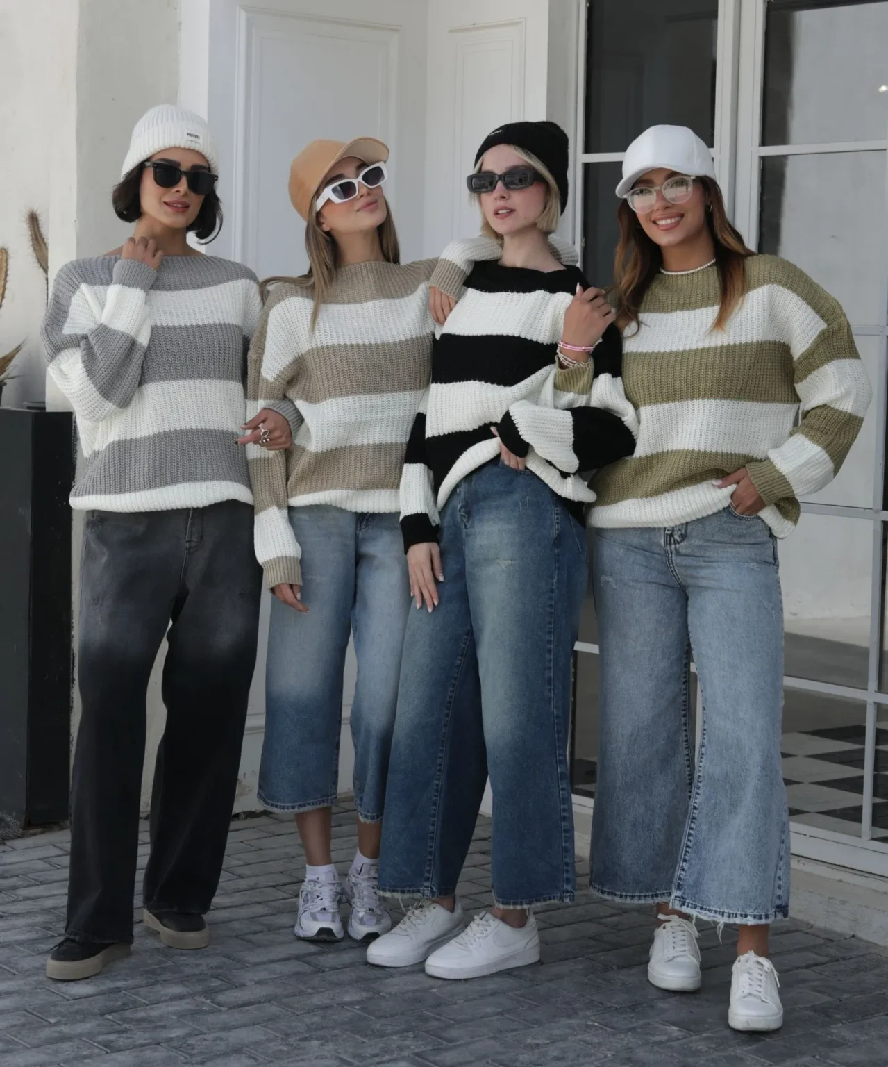 بلوز بافت یقه قایقی V31005