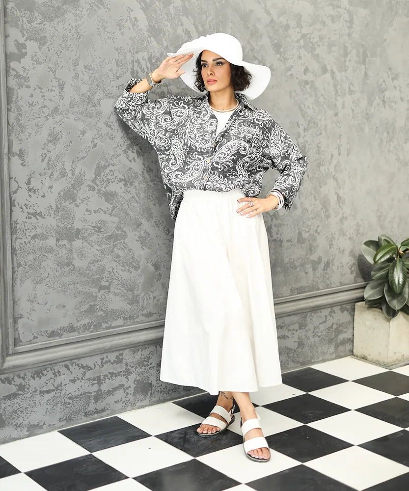 شومیز کاملس ترمه a41684