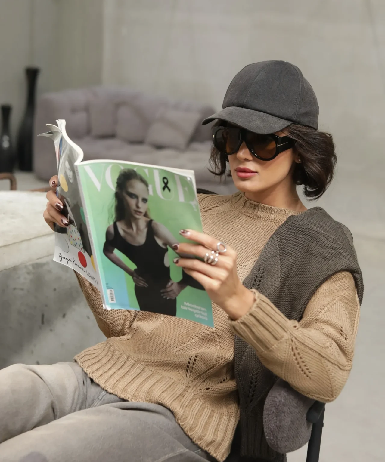 بلوز بافت یقه گرد V31012