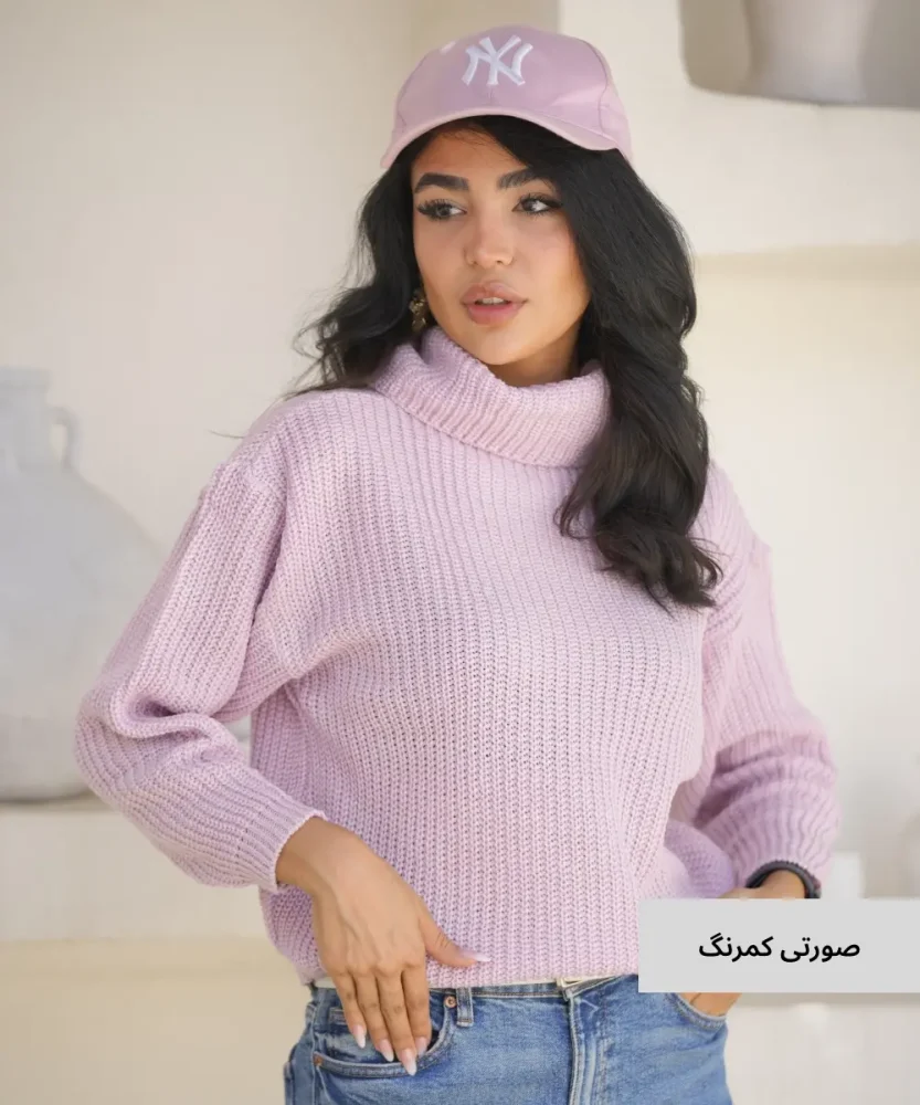 بلوز نیم تنه شل V10815 - تصویر 14
