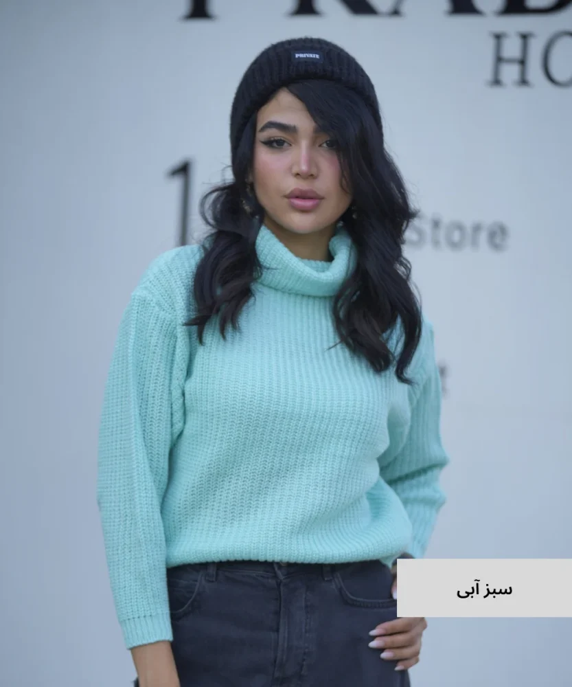 بلوز نیم تنه شل V10815 - تصویر 17