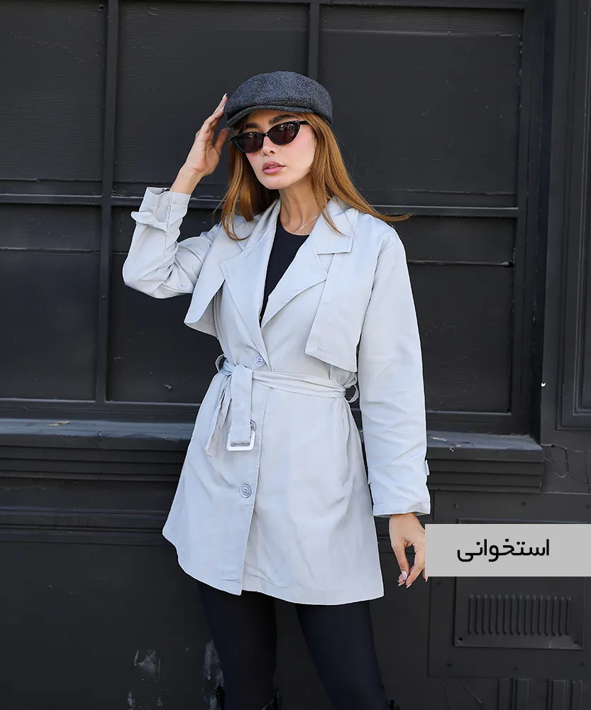 بارانی سه دکمه C41014 - Image 3