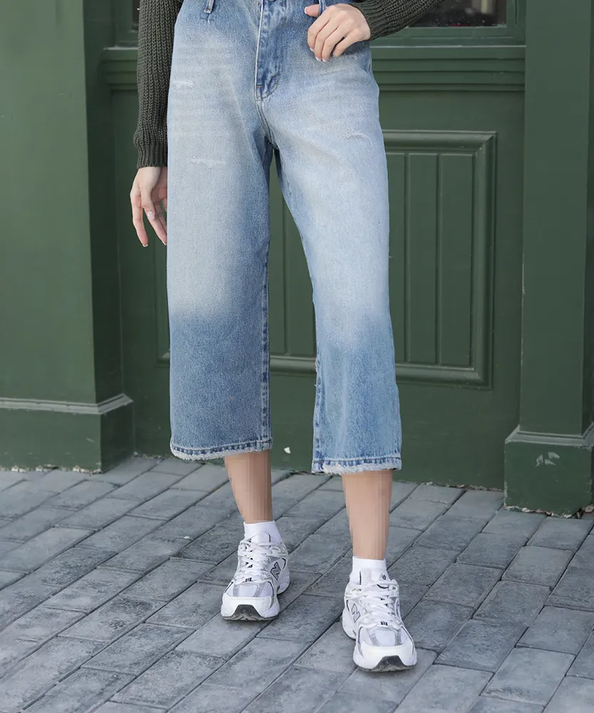 شلوار جین واید E31748e