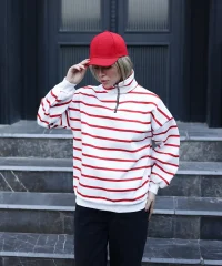 بلوز دورس نیم زیپ حوله ای B311066